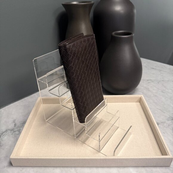 Bottega Veneta Intrecciato Leather Long Wallet with Coin Purse - Picture 2 of 7